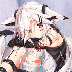 This is a pixiv picture whose title is shackles.