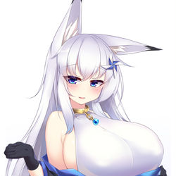 This is a pixiv picture whose title is 息抜きつね.