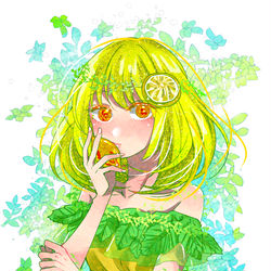 This is a pixiv picture whose title is lemon??.