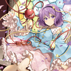 This is a pixiv picture whose title is さとり様.