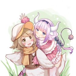 This is a pixiv picture whose title is 冲鸭.