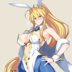 This is a pixiv picture whose title is バニ上.