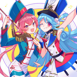 This is a pixiv picture whose title is ベバルとアバラム.