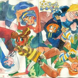 This is a pixiv picture whose title is DCスーパーヒーローガールズ。.