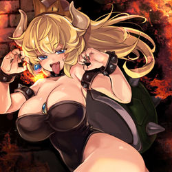 This is a pixiv picture whose title is クッパ姫リメイク.