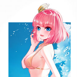 This is a pixiv picture whose title is 妄想水着.