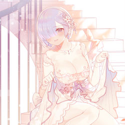 This is a pixiv picture whose title is Anniversary REM.