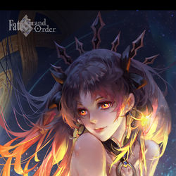 This is a pixiv picture whose title is イシュタル  弓凛  伊什塔尔.