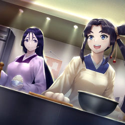 This is a pixiv picture whose title is 源さんちの今日のご飯.