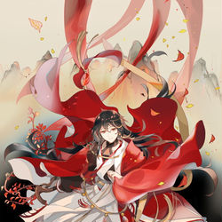 This is a pixiv picture whose title is 大红袍.