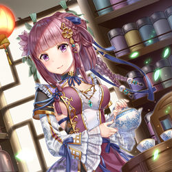 This is a pixiv picture whose title is 【神界のヴァルキリー】チャイ.