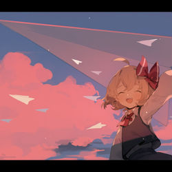 This is a pixiv picture whose title is ルーミア.
