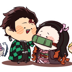 This is a pixiv picture whose title is もちりかまぼこ隊.