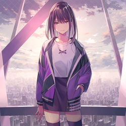 This is a pixiv picture whose title is T.
