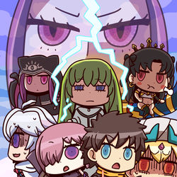 This is a pixiv picture whose title is Fate/Grand Order 絶対魔獣戦線バビロニア.