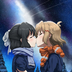 This is a pixiv picture whose title is シンフォギアXV13話感想絵.