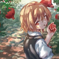 This is a pixiv picture whose title is 柘榴.