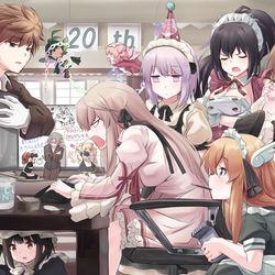 This is a pixiv picture whose title is 20thおめでとうございます！.