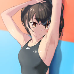 This is a pixiv picture whose title is わき.