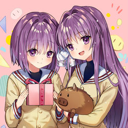 This is a pixiv picture whose title is key社20周年贺图.