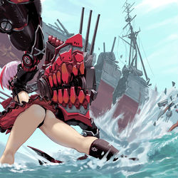 This is a pixiv picture whose title is Battle of the River Plate.