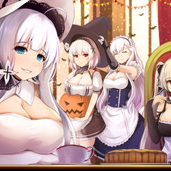 This is a pixiv picture whose title is ロイヤルハロウィン.