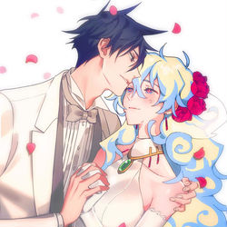 This is a pixiv picture whose title is 結婚式.