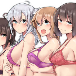 This is a pixiv picture whose title is 秋月型ブラ.