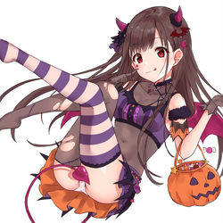 This is a pixiv picture whose title is ハロウィン　ちょこ先輩.