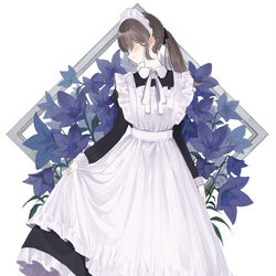 This is a pixiv picture whose title is 桔梗.