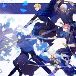 This is a pixiv picture whose title is 【FE風花雪月】青獅子の学級.