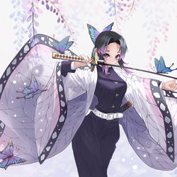 This is a pixiv picture whose title is 蟲柱.