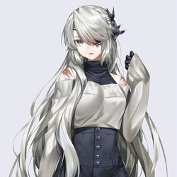 This is a pixiv picture whose title is ハイウエスト.