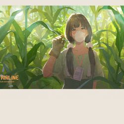 This is a pixiv picture whose title is 【ETHER AIRLINE】试验田.