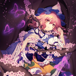 This is a pixiv picture whose title is 彷徨いの冥～天～.
