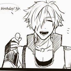 This is a pixiv picture whose title is ダン卿お誕生日おめでとうございます！！！！.