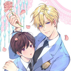 This is a pixiv picture whose title is 桜蘭高校ホスト部.