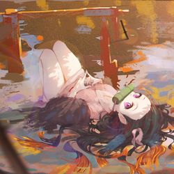 This is a pixiv picture whose title is 豆子.