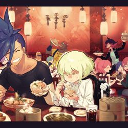 This is a pixiv picture whose title is プロメア.