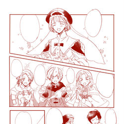 This is a pixiv picture whose title is 【FE風花雪月】シルメル漫画.