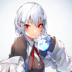 This is a pixiv picture whose title is 葉加瀬さん.