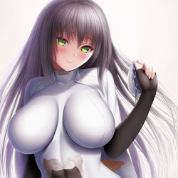 This is a pixiv picture whose title is 髪をおろした秦良玉ママ.