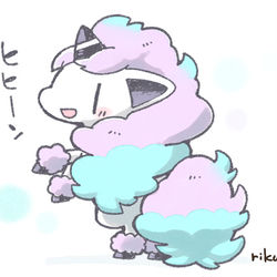 This is a pixiv picture whose title is ガラルのポニータ.