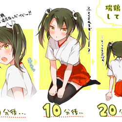 This is a pixiv picture whose title is 瑞鶴を放置してみた結果.