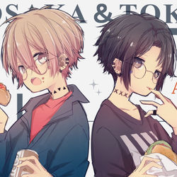 This is a pixiv picture whose title is 雑誌の表紙風.