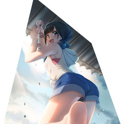 This is a pixiv picture whose title is 「今から晴れるよ」.