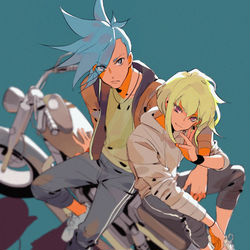 This is a pixiv picture whose title is promare.