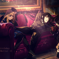 This is a pixiv picture whose title is 誕生日絵.