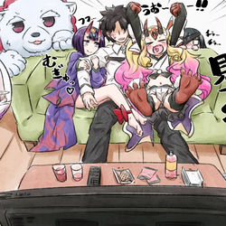 This is a pixiv picture whose title is オニランド復刻！.