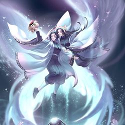 This is a pixiv picture whose title is 蝴蝶振翅.